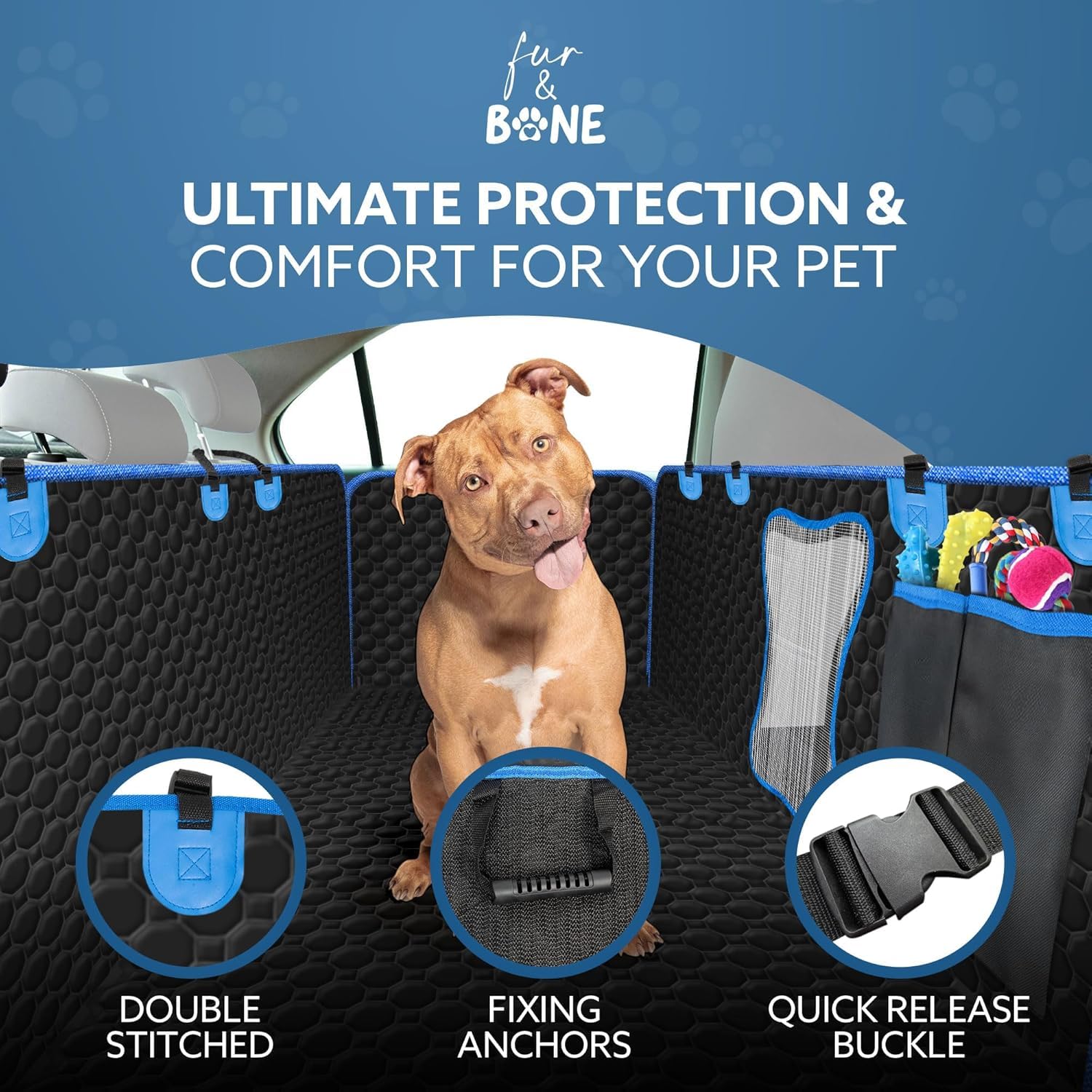 Scratchproof & Waterproof Dog Car Seat