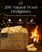 200 Natural Firelighters
