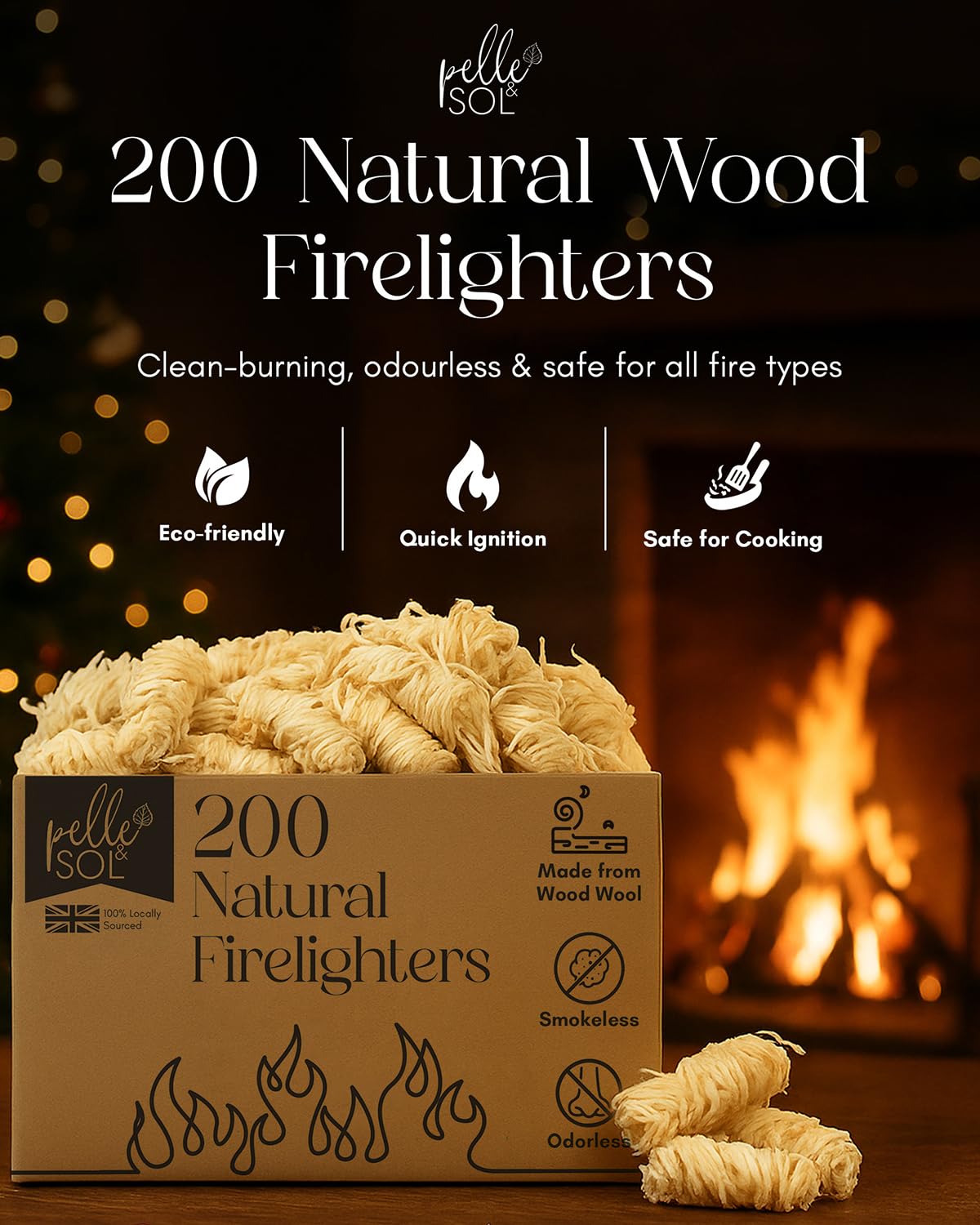 200 Natural Firelighters