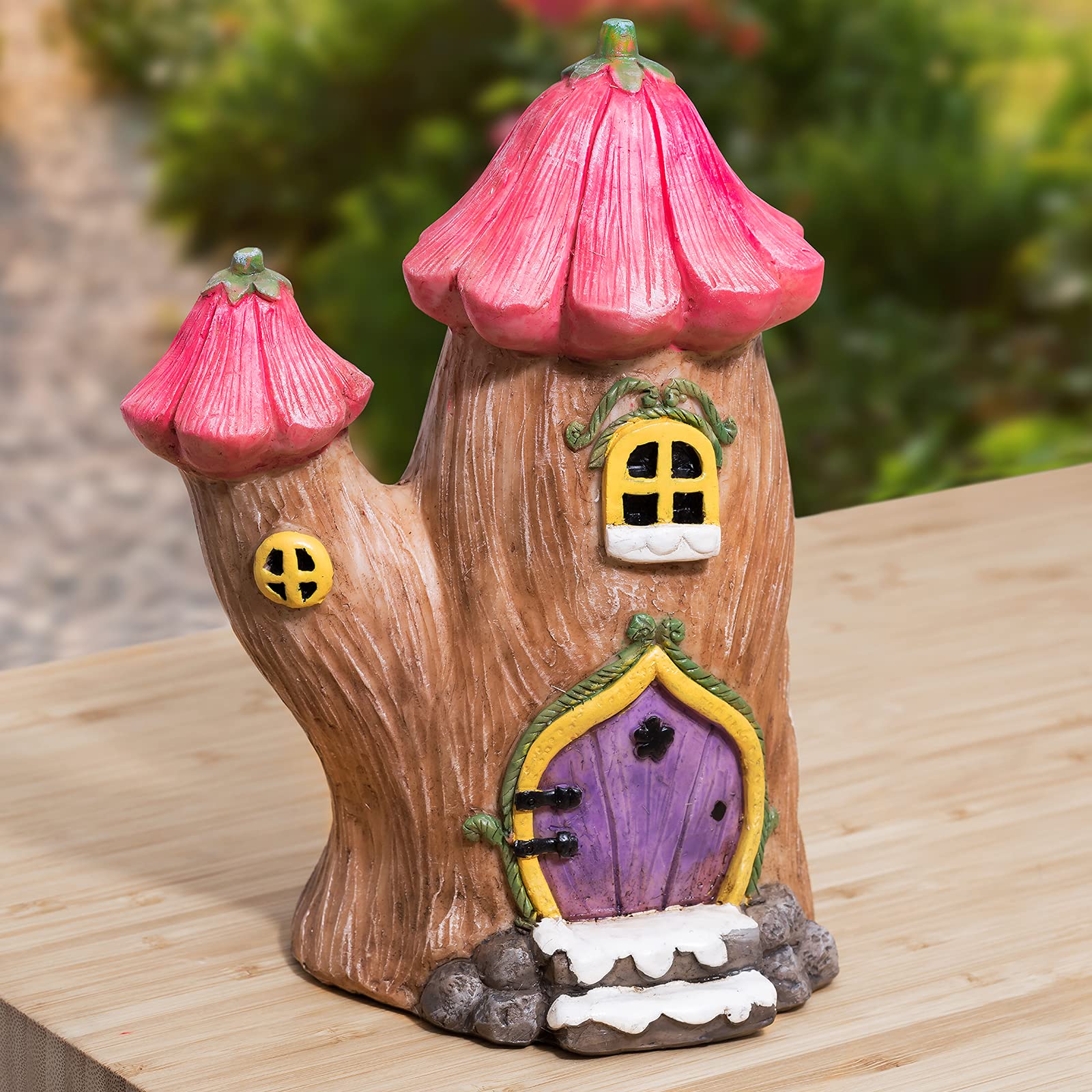 Fairy Mushroom House Garden Ornament