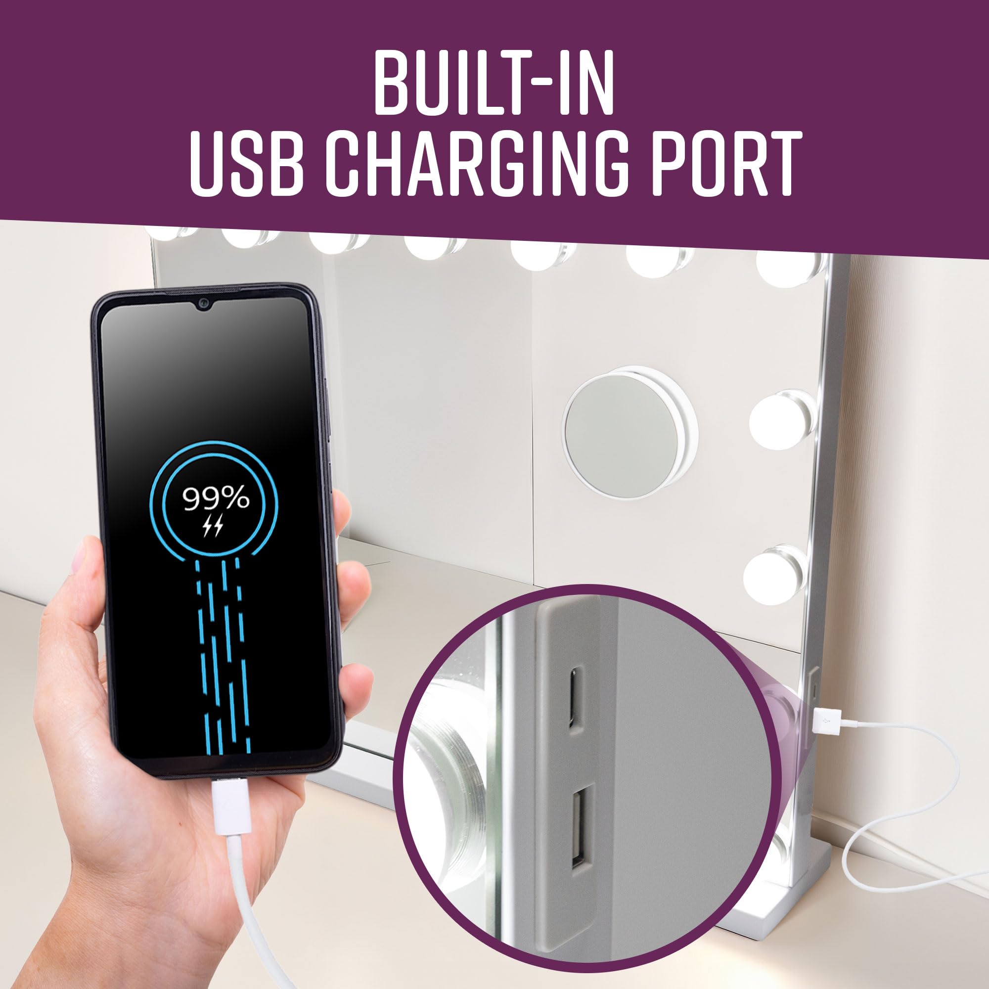 Hollywood LED Vanity Mirror