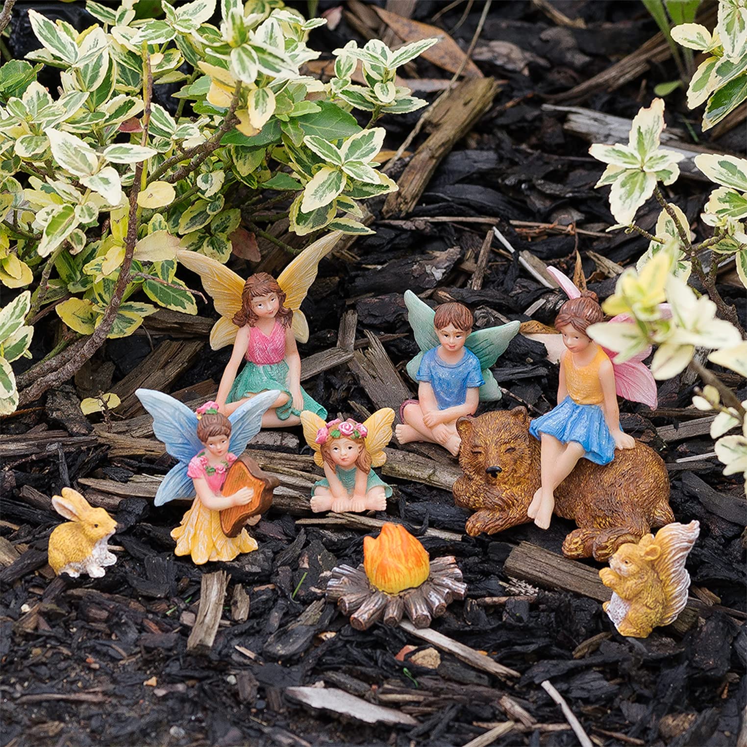 Magical Fairy Garden Figurines Set