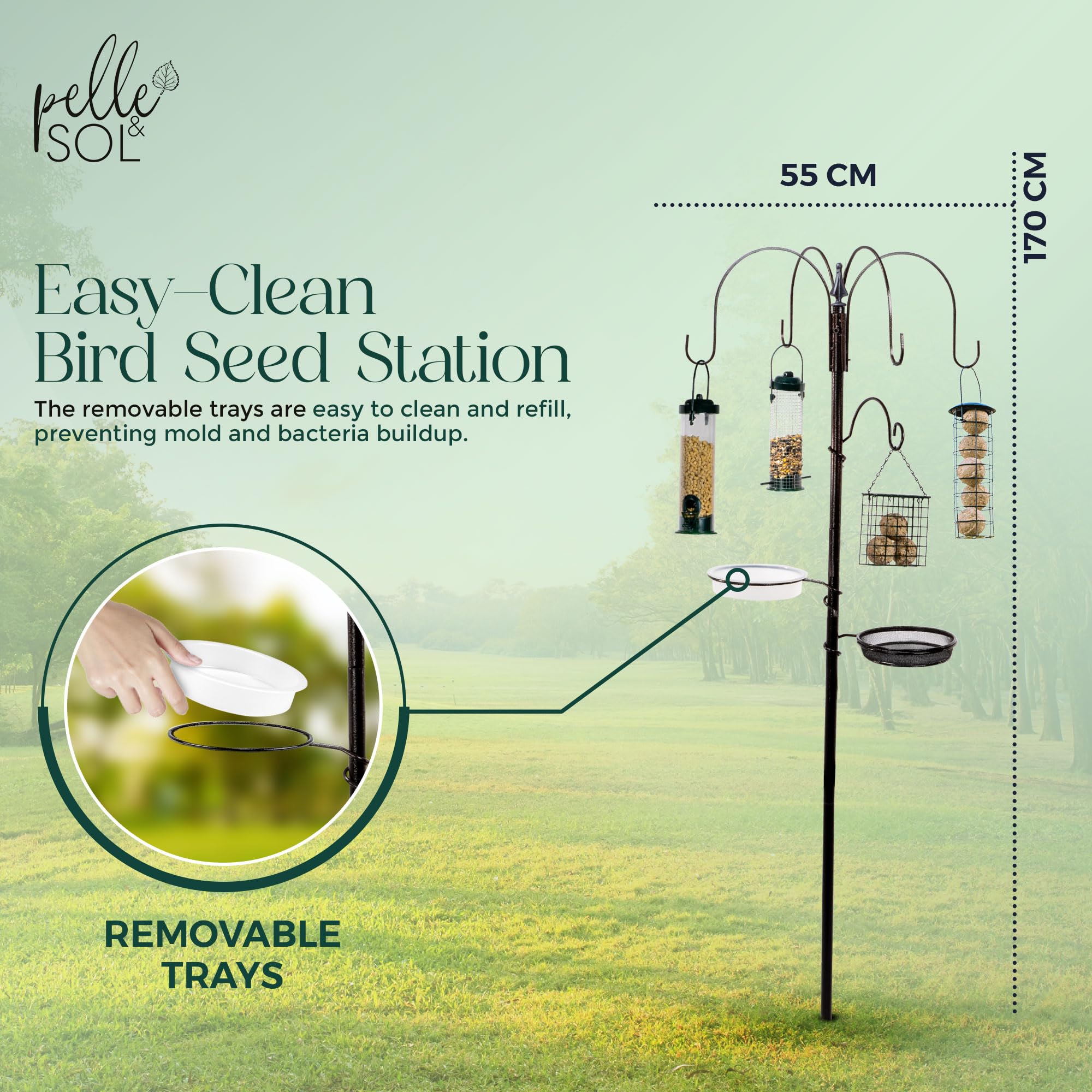 Outdoor Garden Bird Feeding Station