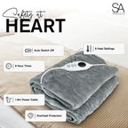Cosy Electric Heated Throw Blanket