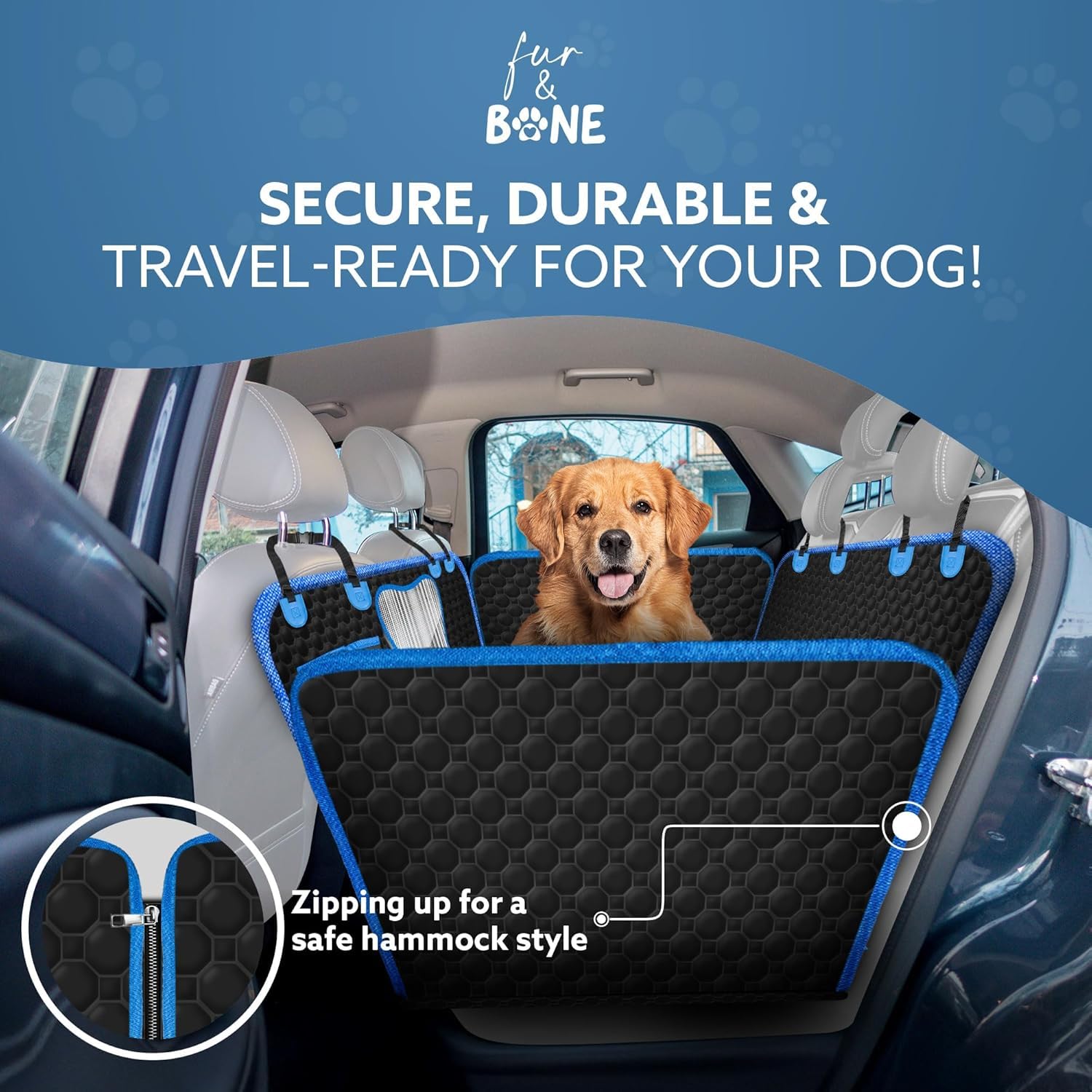 Scratchproof & Waterproof Dog Car Seat