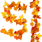 Realistic Autumn Maple Leaf Garland