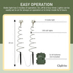 LED Spiral Tree Stake Lights