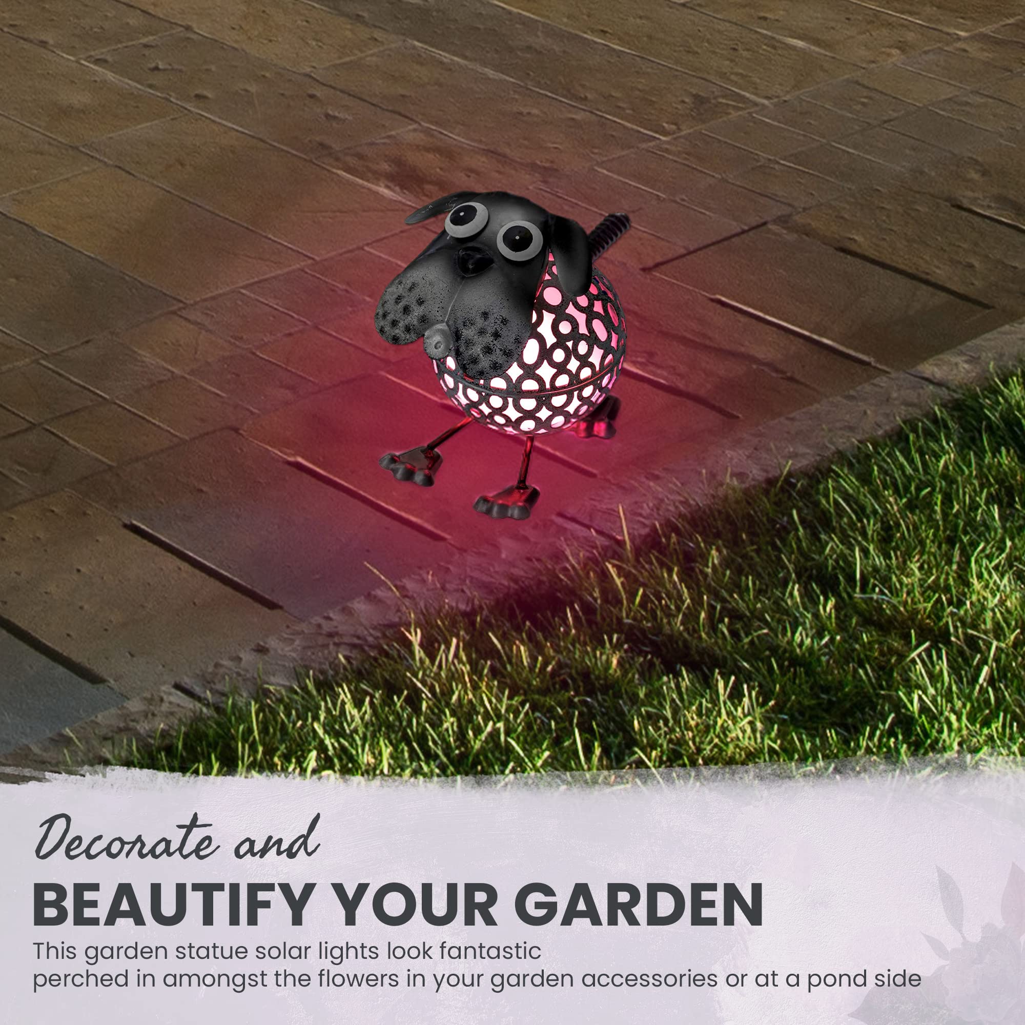 Colour Changing Solar Garden Light