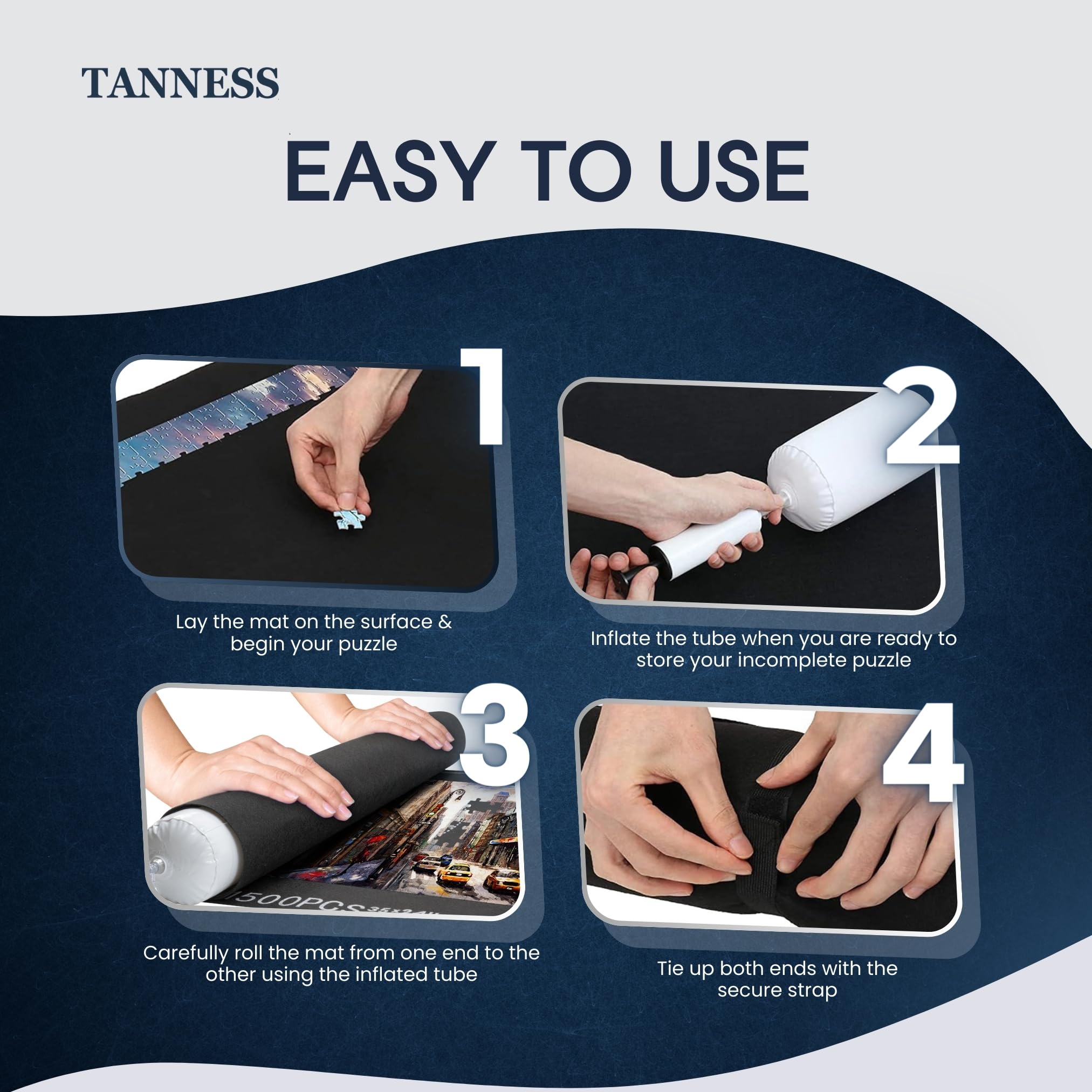 1500 Piece Jigsaw Puzzle Mat