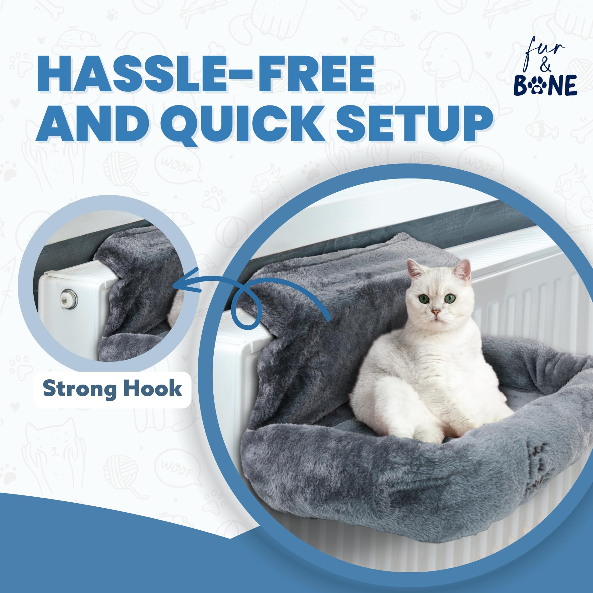 Cosy Radiator Cat Bed