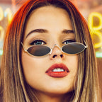 Vintage Oval Polarised Sunglasses