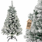 Snow Tipped Flocked Christmas Tree