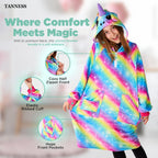 Kids Unicorn Blanket Hoodie - DREIBACH