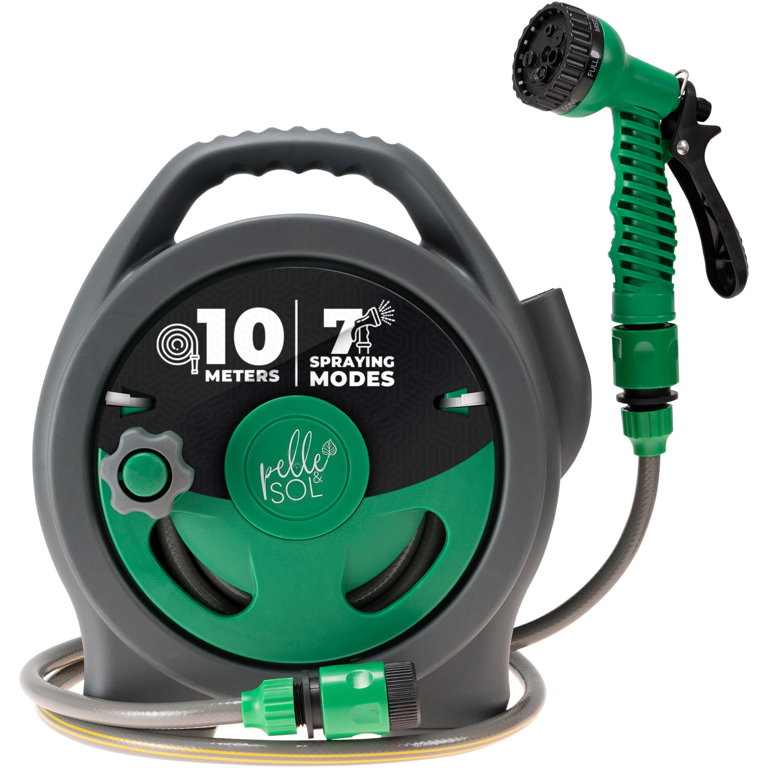 Compact 10m Garden Hose Reel Kit