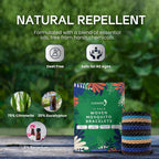 Woven Mosquito Repellent Bracelets (12-Pack) - DREIBACH