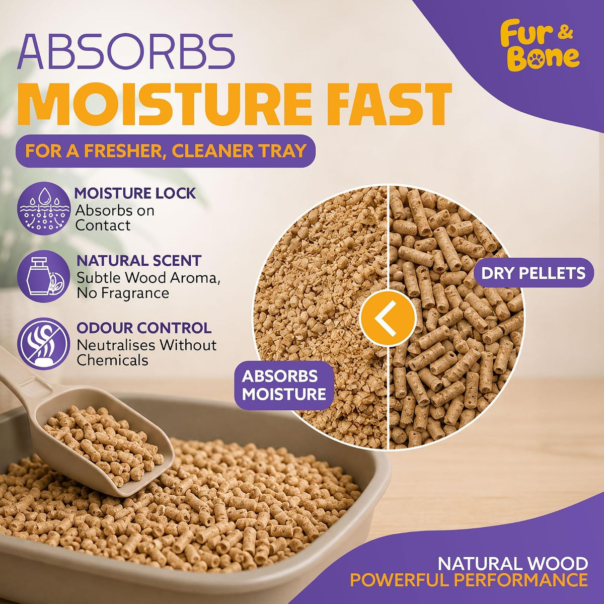 30L Wood Pellet Cat Litter - DREIBACH