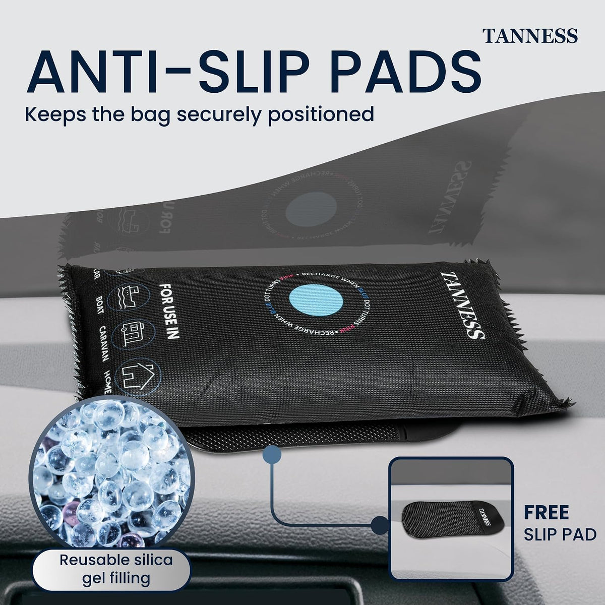 Reusable Car Dehumidifier Bags - DREIBACH
