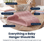 Baby Velvet Hangers-Home & Living-Sasha Morel-Pink-30 Pack-DREIBACH