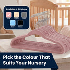 Baby Velvet Hangers-Home & Living-Sasha Morel-Pink-30 Pack-DREIBACH