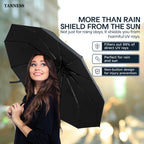 Compact Wind Resistant Umbrella