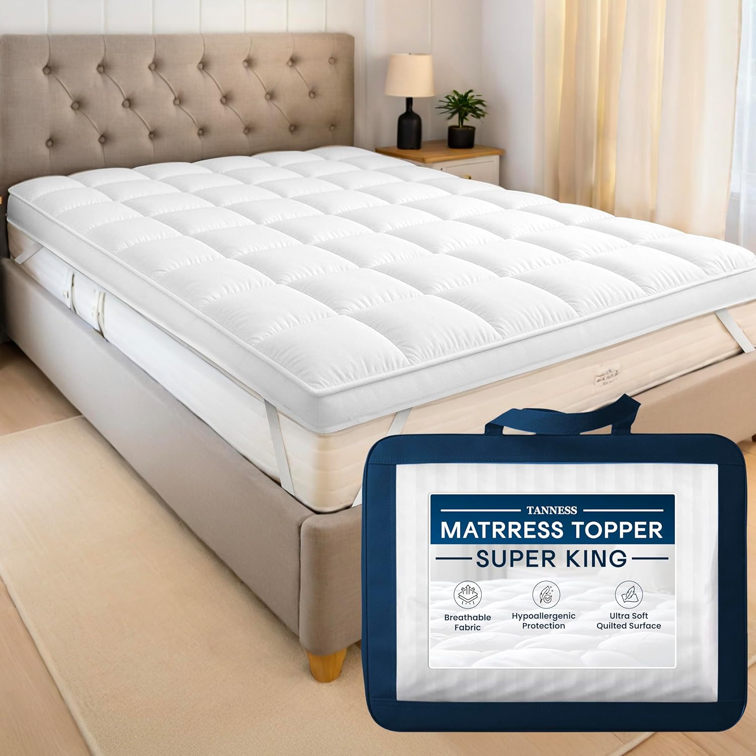 Extra Deep Premium Mattress Topper