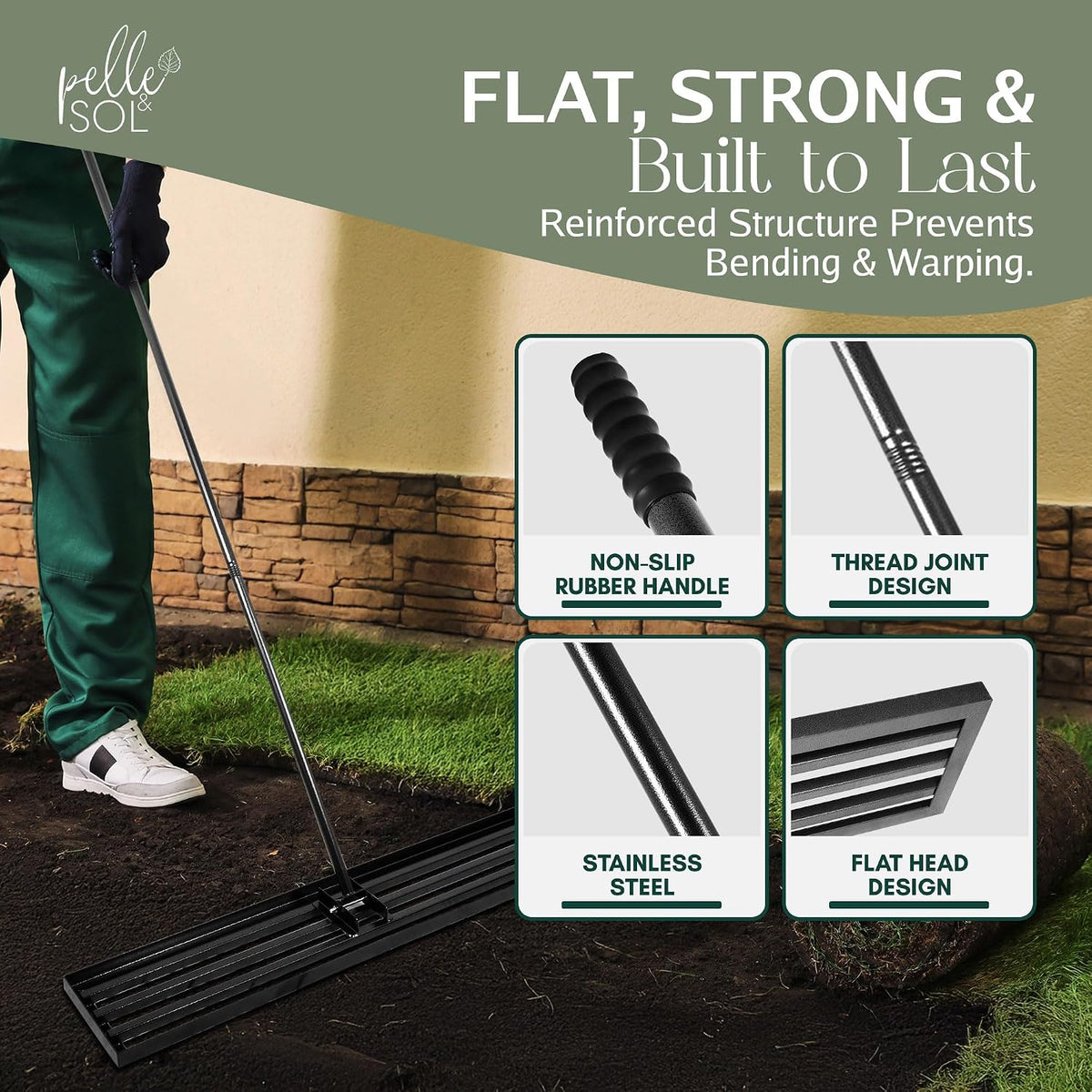 Lawn Levelling Rake - DREIBACH