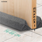 Black Double-Sided Draught Excluder - DREIBACH