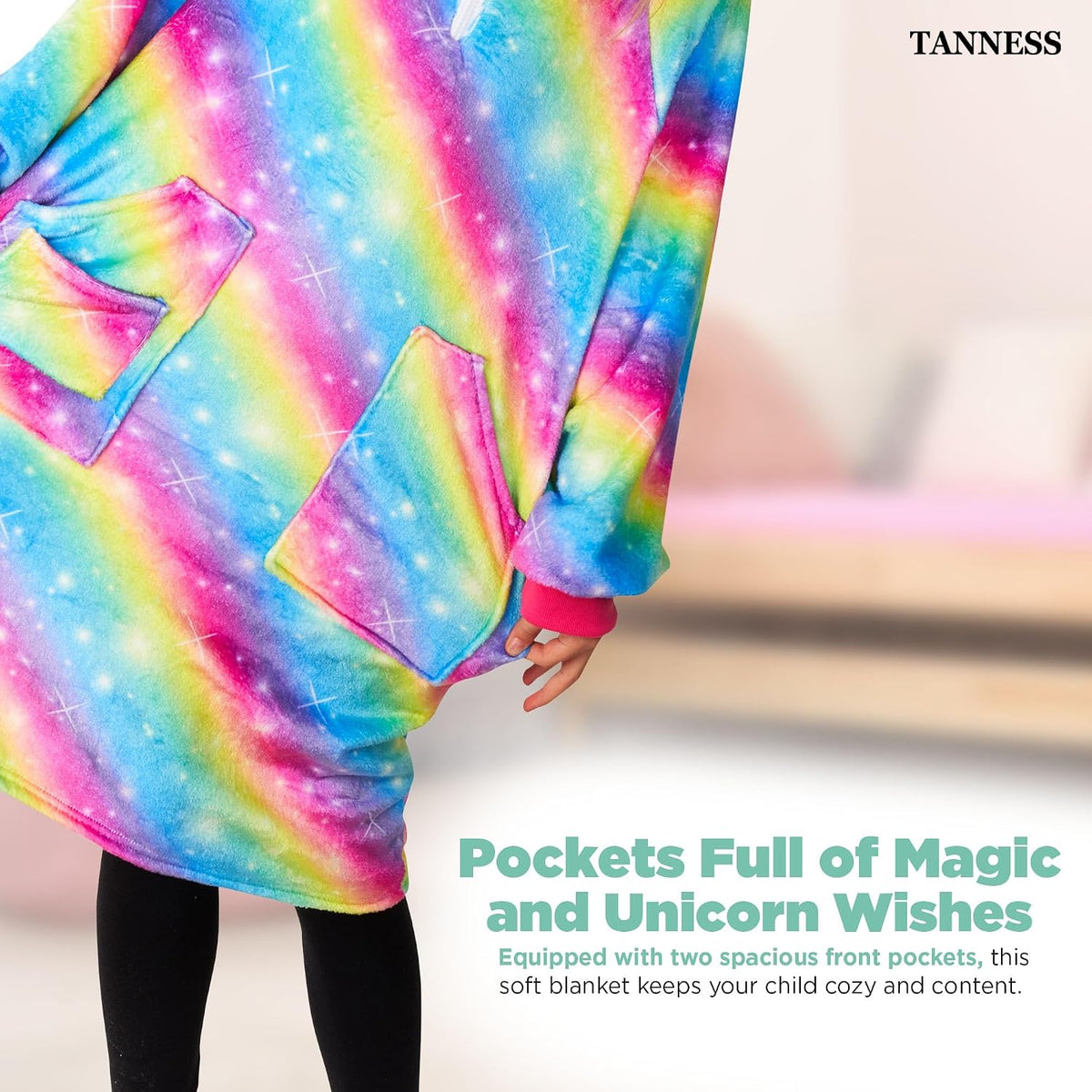 Kids Unicorn Blanket Hoodie - DREIBACH