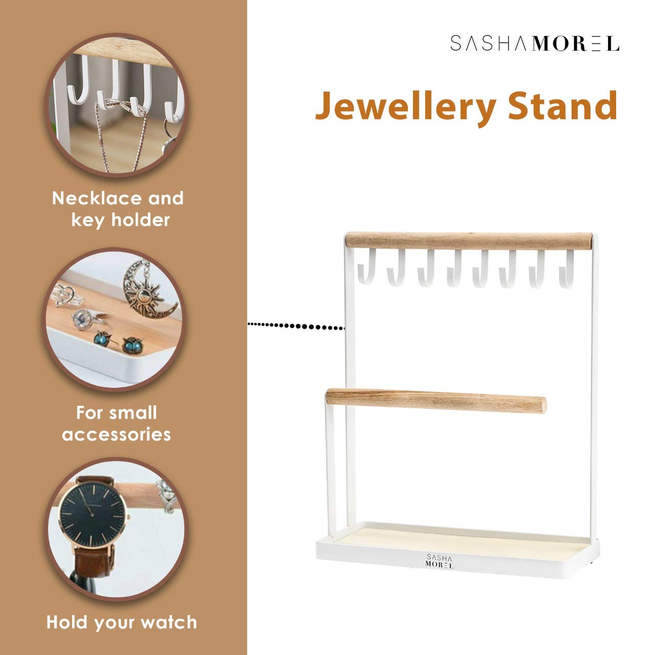Elegant Jewellery Organiser Stand