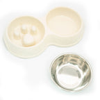 Double Slow Feeder Bowl