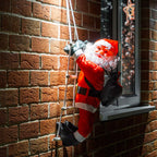 Magical Outdoor Climbing Santa