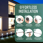 Solar Powered Outdoor Pathway Lights