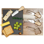 Complete Acacia Cheese Board Set