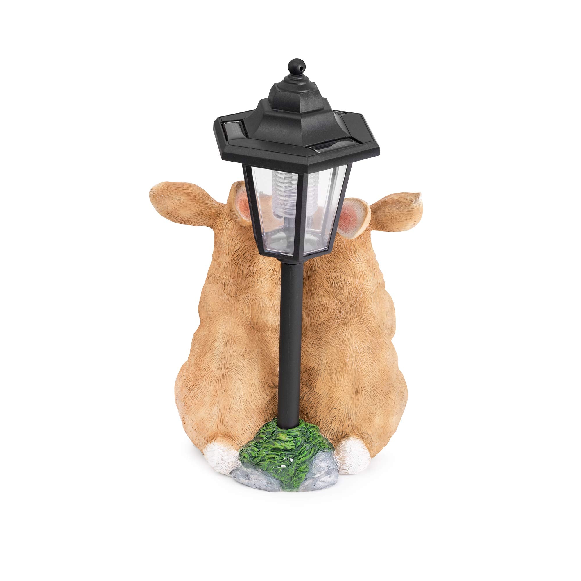 Solar Rabbit Family Garden Lantern
