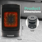 Dual Function Electric Fan Heater