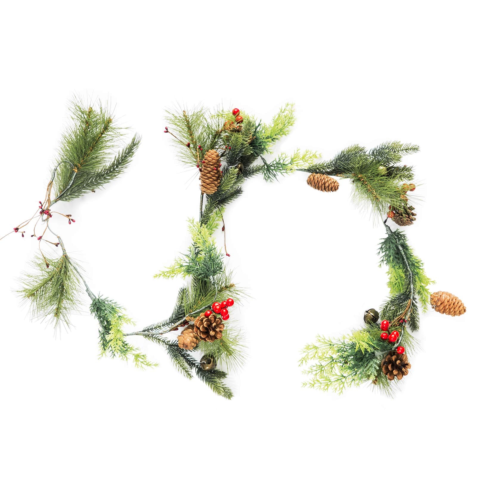 Festive Pine Cone Christmas Garland