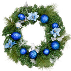 Illuminated Winter Christmas Wreath