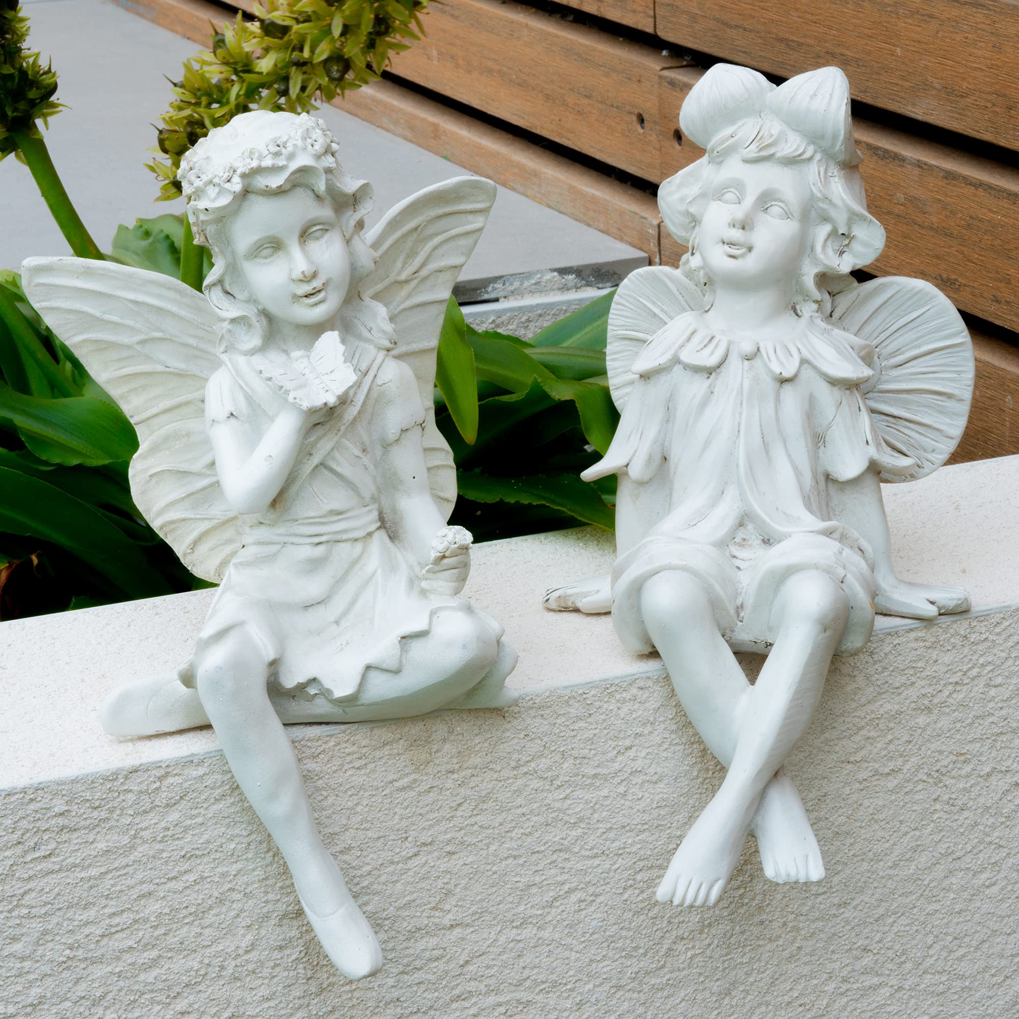 Angel Garden Statues Set