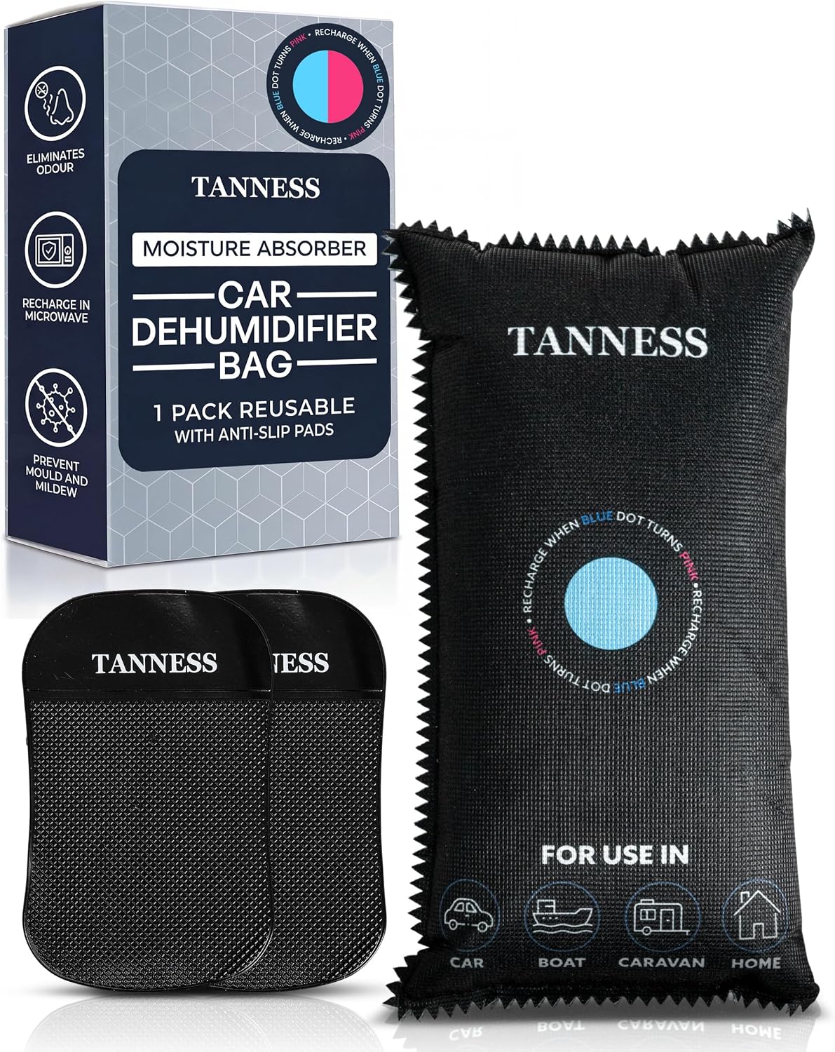 Reusable Car Dehumidifier Bags - 1kg / 1 Pack - DREIBACH