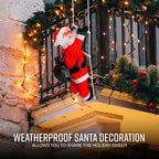 Magical Outdoor Climbing Santa