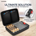 Battery Storage Box with Tester