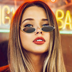 Vintage Oval Polarised Sunglasses