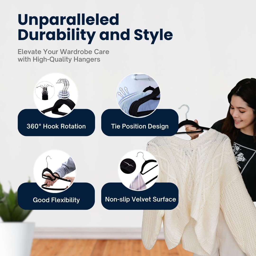 Non-Slip Velvet Hangers