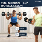 Adjustable Dumbbell & Barbell Set