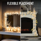 6ft Birch LED Christmas Garland