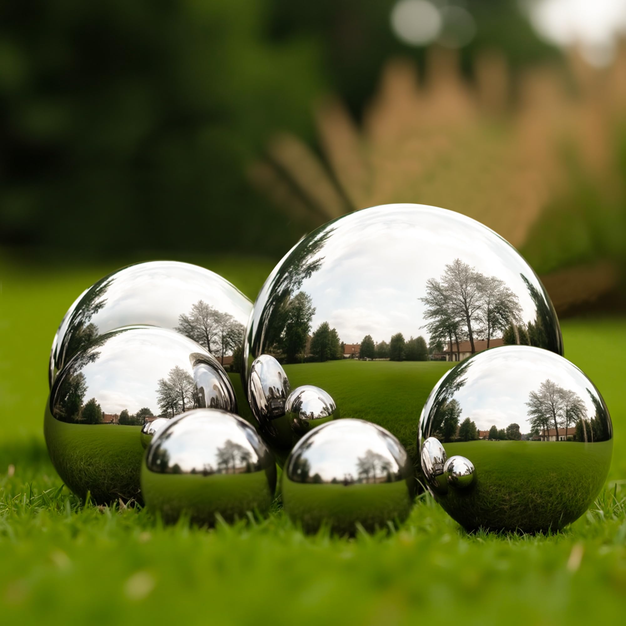 Decorative Gazing Ball Set