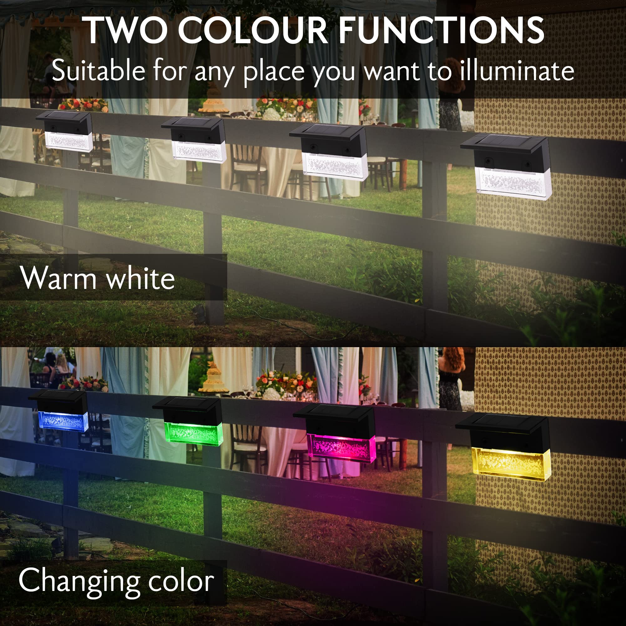 Multicolour Solar Pathway Lights