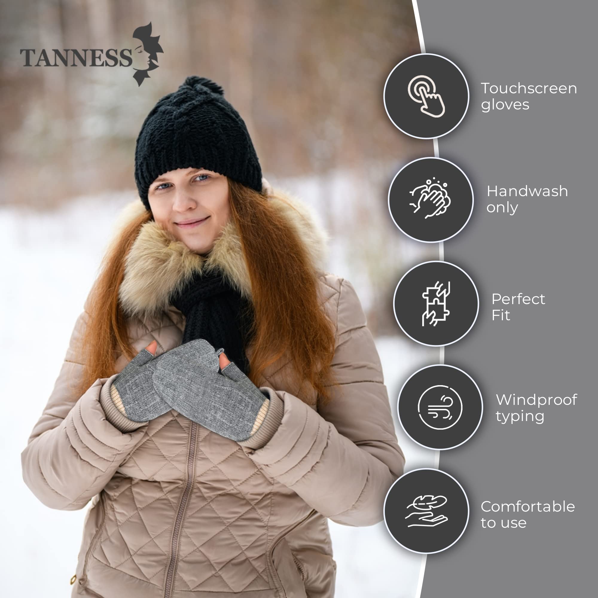 Convertible Thermal Gloves