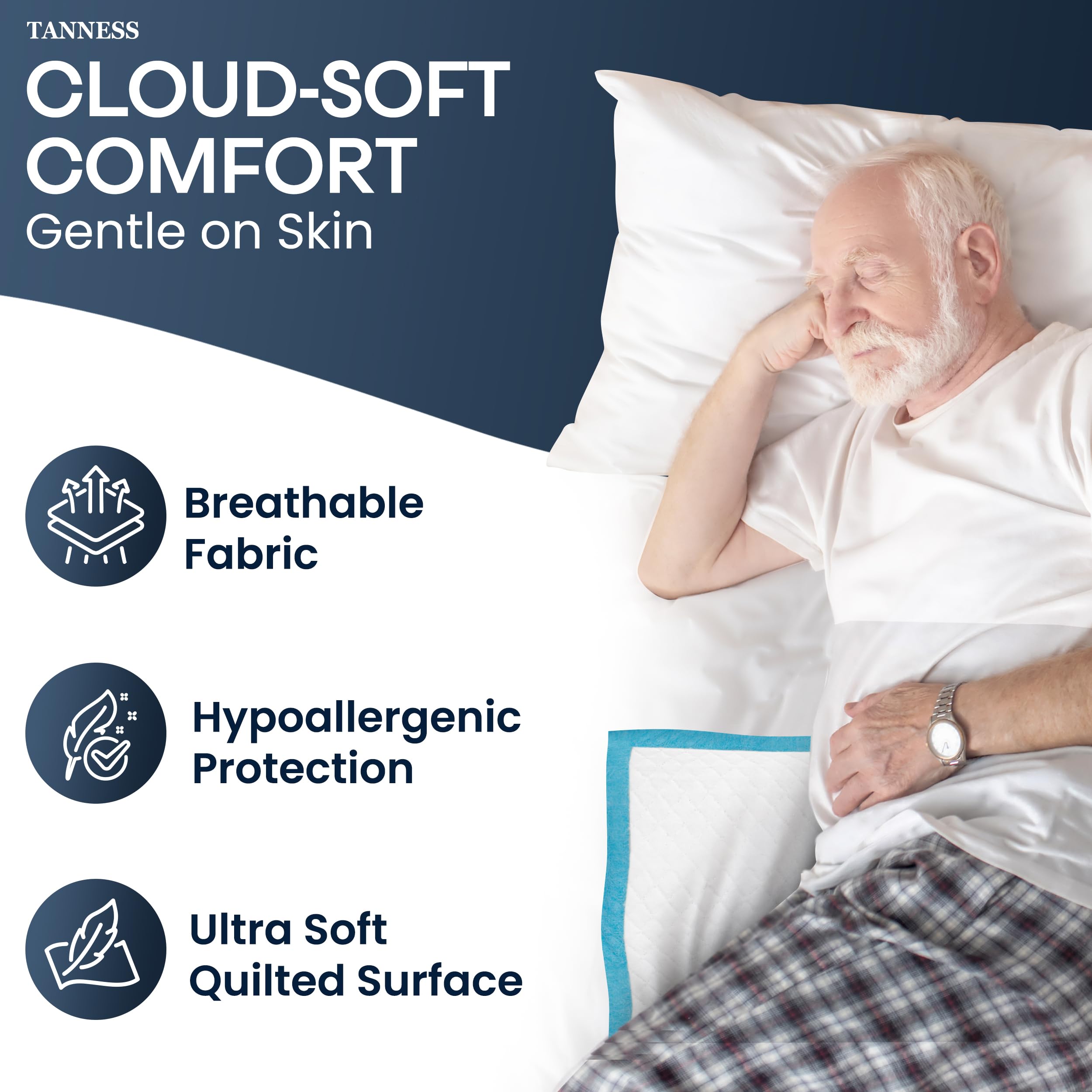 Absorbent Bed Protector Pads