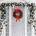 40cm Christmas Wreath with Lantern